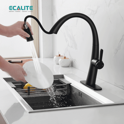 Vòi rửa chén nóng lạnh Ecalite EF-K114B - 7