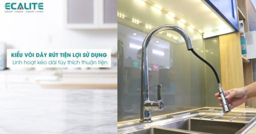 Vòi rửa chén nóng lạnh Ecalite EF-H009C