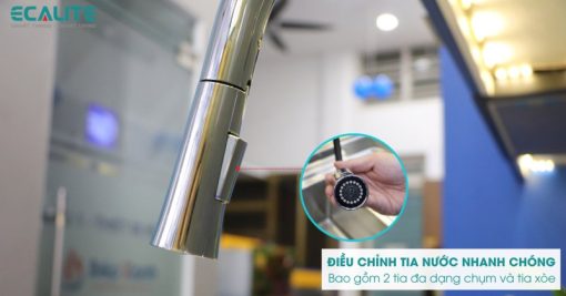 Vòi rửa chén nóng lạnh Ecalite EF-H009C - 7