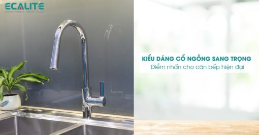 Vòi rửa chén nóng lạnh Ecalite EF-H012C - 9