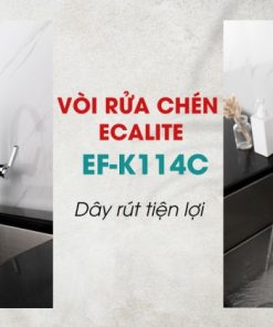 Vòi rửa chén nóng lạnh Ecalite EF-K114C - 16