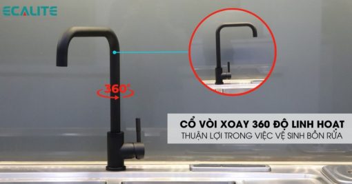 Vòi rửa chén nóng lạnh Ecalite EF-K128B - 7
