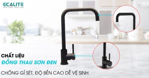 Vòi rửa chén nóng lạnh Ecalite EF-K128B - 9