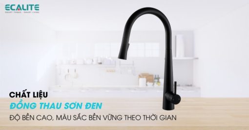 Vòi rửa chén nóng lạnh Ecalite EF-K149B - 4
