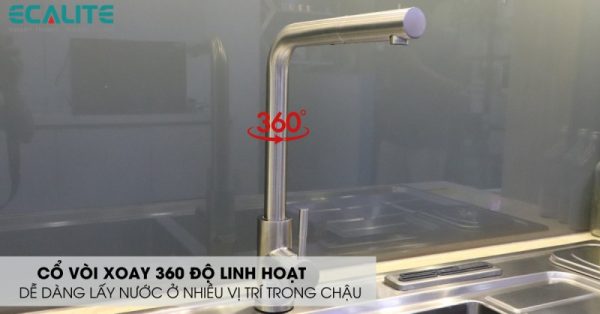 Vòi rửa chén nóng lạnh Ecalite EF-K185S - 9