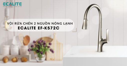 Vòi rửa chén nóng lạnh Ecalite EF-K572C