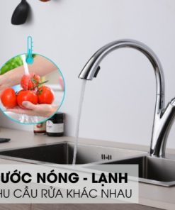 Vòi rửa chén nóng lạnh Ecalite EF-K624C