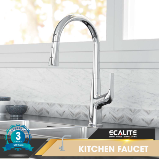 Vòi rửa chén nóng lạnh Ecalite EF-K569C - 1