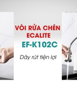 Vòi rửa chén nóng lạnh Ecalite EF-K102C - 11