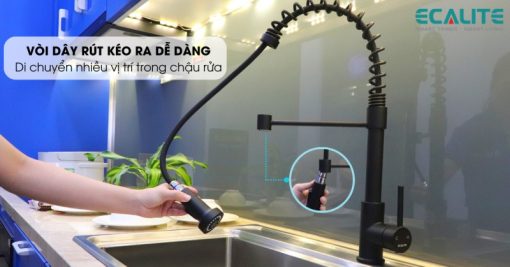 Vòi rửa chén nóng lạnh Ecalite EF-K102B