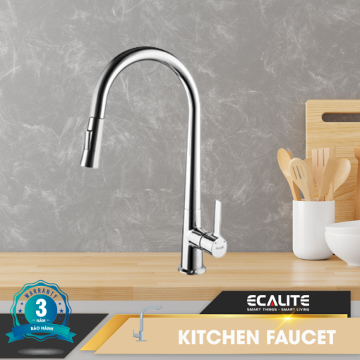 Vòi rửa chén nóng lạnh Ecalite EF-H009C - 1