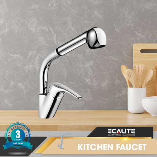 Vòi rửa chén nóng lạnh Ecalite EF-H013C - 1