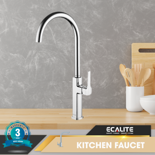 Vòi rửa chén nóng lạnh Ecalite EF-H074C - 1