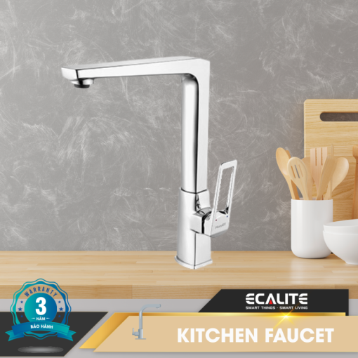 Vòi rửa chén nóng lạnh Ecalite EF-H131C - 1