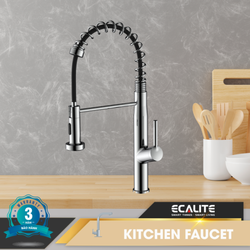 Vòi rửa chén nóng lạnh Ecalite EF-K541C - 1