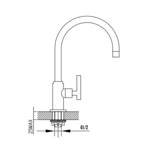 Vòi rửa chén nóng lạnh Ecalite EH-H04T7 - 2