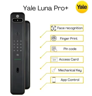 Khóa Điện Tử Yale Luna Pro+ Face ID LunaF-IG17-6B-35-NN-001 - 21