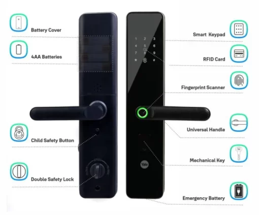 Khóa Điện Tử Yale YDME 100 NXT - 7