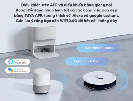 Robot Hút Bụi Hubert HB S79 AI Camera - 15