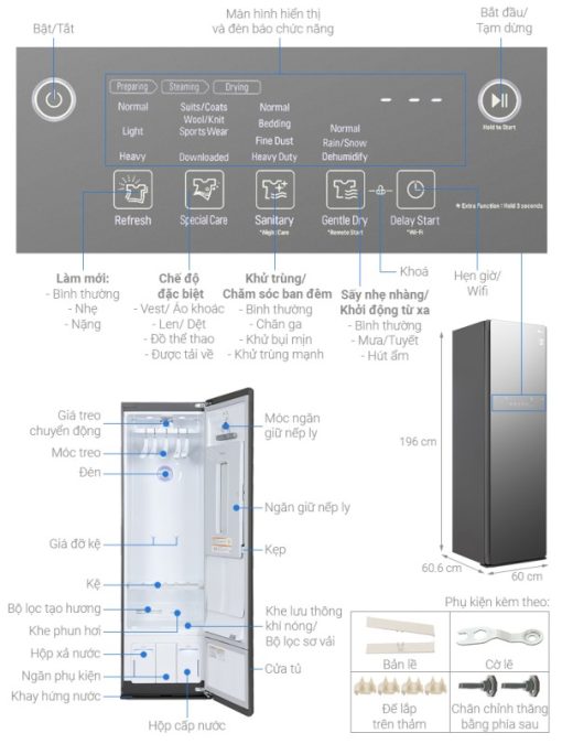 Tủ chăm sóc quần áo thông minh LG S5MB ALMPEVN - 3