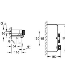 Bộ trộn nổi Grohe 34718000 - 7 Bộ trộn nổi Grohe 34718000