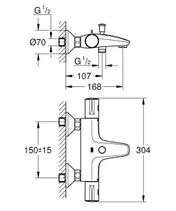 Bộ trộn nổi Grohe 34567000 - 5 Bộ trộn nổi Grohe 34567000