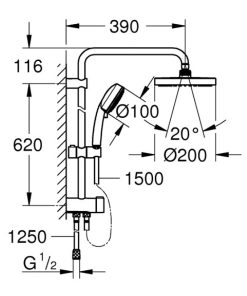 Cây Sen Tắm Grohe 27394002