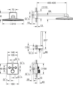 Sen Tắm Grohe 34706000 - 6 Sen Tắm Grohe 34706000