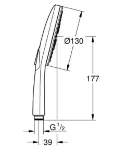 Tay sen Grohe 26544000 - 6 Tay sen Grohe 26544000