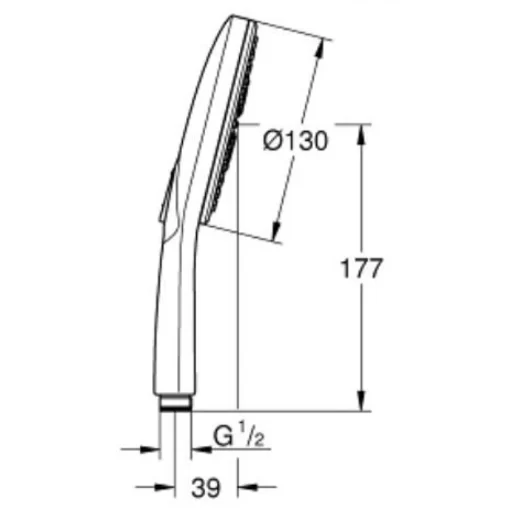 Tay sen Grohe 26544000