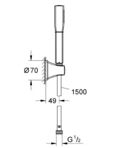 Bộ tay & gác sen Grohe 27993IG0