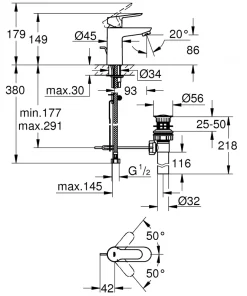 Vòi Chậu Grohe 32819000 - 4 Vòi Chậu Grohe 32819000