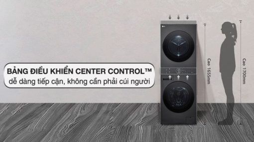 Tháp giặt sấy giặt 14 kg - sấy 10 kg LG WT1410NHB APBPEVN - 19
