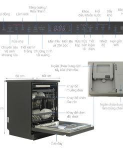 Máy rửa chén LG LDT14BLA4 ABMPEVN - 36 Máy rửa chén LG LDT14BLA4 ABMPEVN - 35