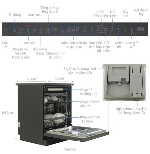 Máy rửa chén LG LDT14BLA4 ABMPEVN - 3