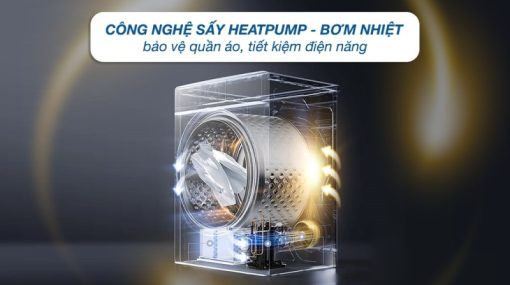 Máy Sấy Bơm Nhiệt Inverter 10.5 Kg LG DVHP50P BPTPEVN - 21