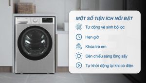 Máy Sấy Bơm Nhiệt Inverter 10.5 Kg LG DVHP50P BPTPEVN - 27