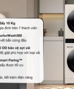 Tháp giặt sấy giặt 14 kg - sấy 10 kg LG WT1410NHE ABBPEVN - 27