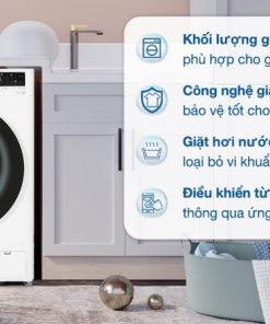 Máy giặt sấy Inverter 10 kg LG FV1410S4W1 - 35