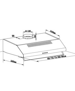 Máy hút mùi Maadela MH 70CRB