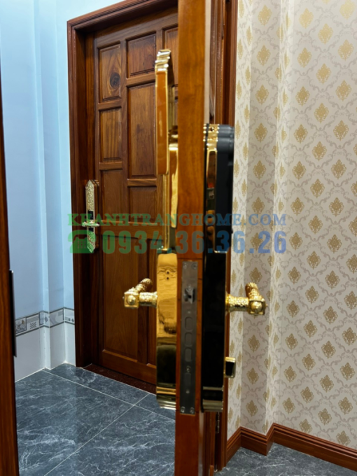 Khóa cửa đại sảnh Demax SL9862 Gold tiêu chuẩn Đức - 25