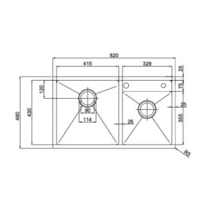 Chậu rửa bát Paul Schmitt PA8248 TLD