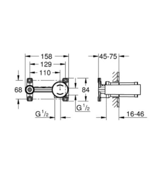 Bộ âm vòi chậu Grohe 23571000