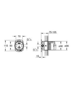 Bộ âm tường Grohe 26483000