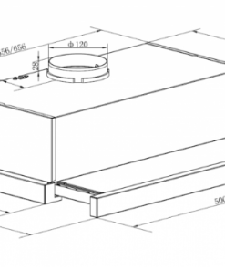 Máy hút mùi Maadela MH 70RSB - 6 Máy hút mùi âm tủ Maadela MH 70RSB