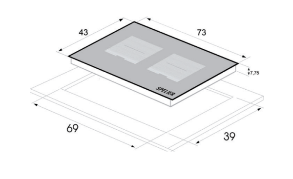 Bếp từ Spelier SPE IC 1089B