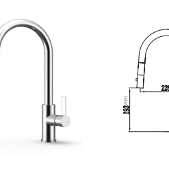 Vòi rửa bát Paul Schmitt PA324K