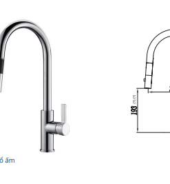 Vòi rửa bát Paul Schmitt PA324KCB - 5 Vòi rửa bát Paul Schmitt PA324KCB