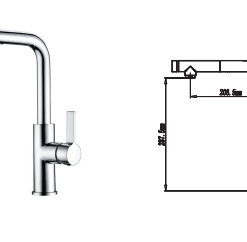 Vòi rửa bát Paul Schmitt PA325K - 6 Vòi rửa bát Paul Schmitt PA325K