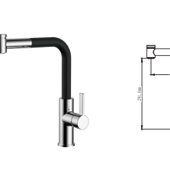 Vòi rửa bát Paul Schmitt PA327KCBQ - 5 Vòi rửa bát Paul Schmitt PA327KCBQ